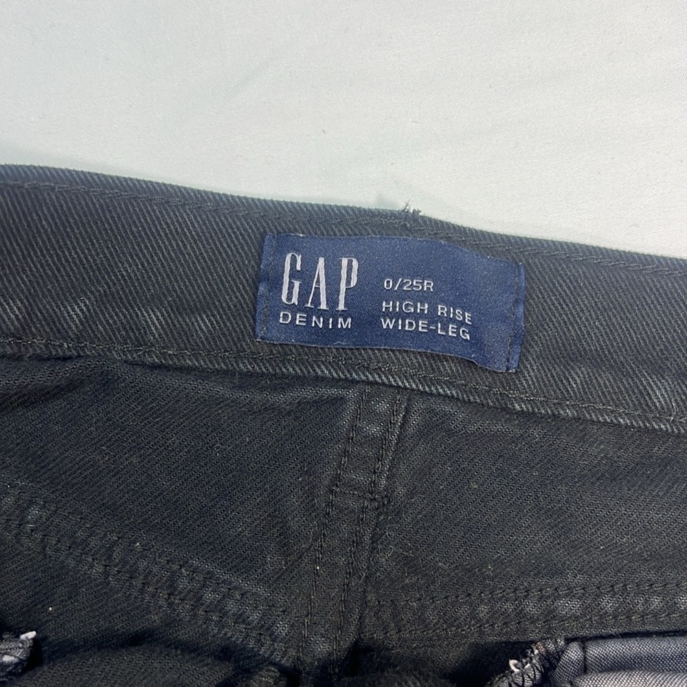 Gap high rise wide leg jeans size 0/25 - Picture 2 of 11